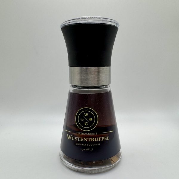 Getrocknete Wüstentrüffel in der Mühle