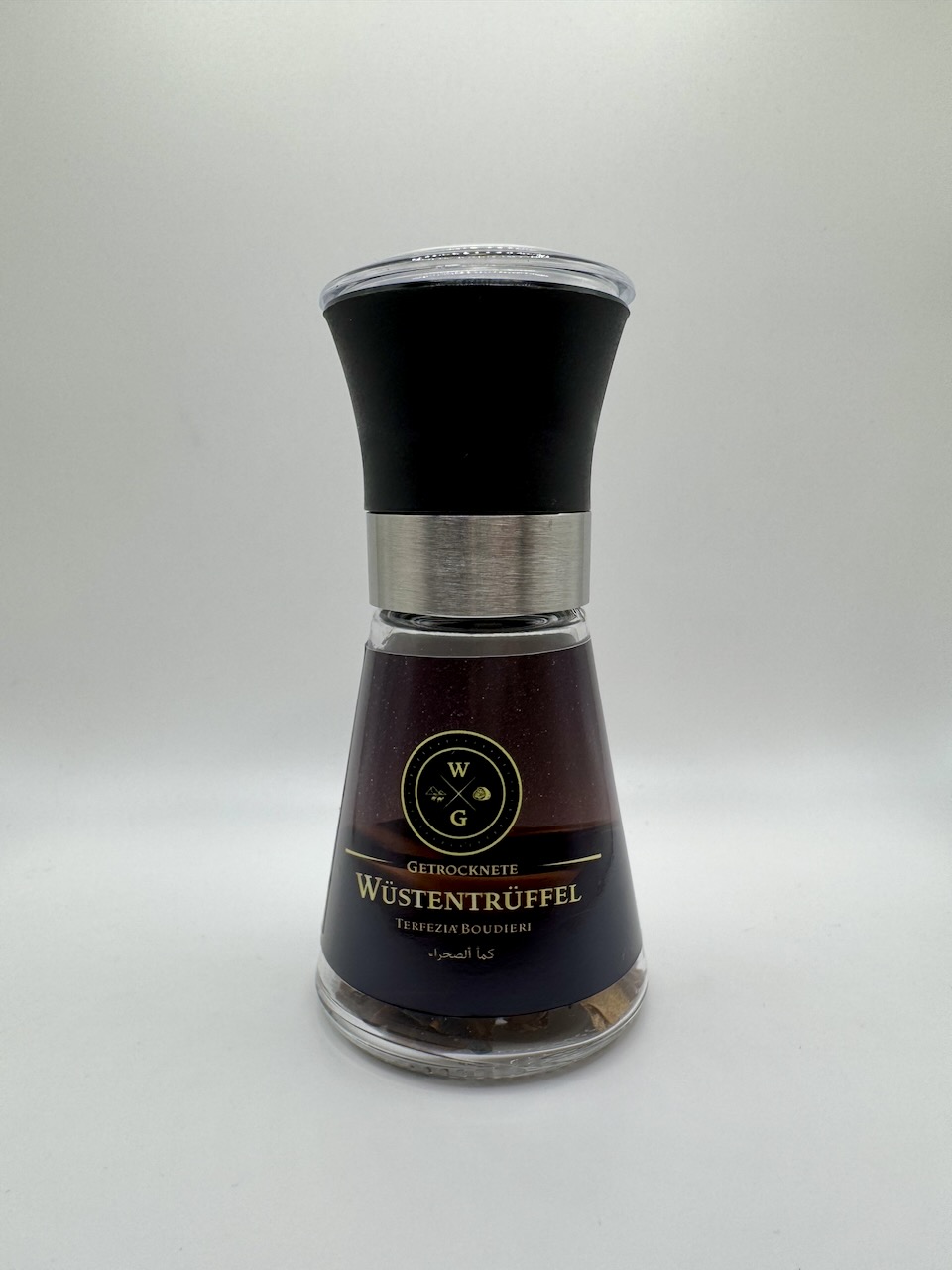 Getrocknete Wüstentrüffel in der Mühle